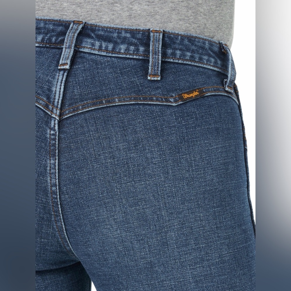 WRANGLER WOMEN'S RETRO MEDIUM WASH HIGH RISE FLARE JEANS 11MPFJW Size 30x34 - Picture 9 of 16